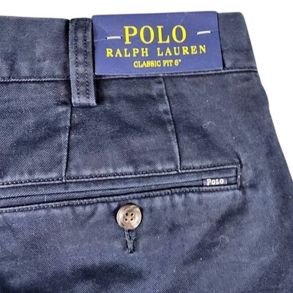 Polo Ralph Lauren Classic Fit 6" Shorts Navy Blue Size 38 NWT - Picture 2 of 8